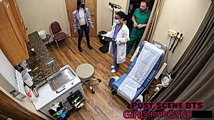 Ditria Rose's Latex Gloved Nipple Piercing Tease