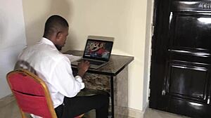 I corrupt my sex-starved student with fat tits pounding