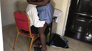 I corrupt my sex-starved student with fat tits pounding