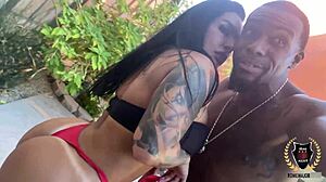 Monica Santhiago's holes get rimmed and screwed hard by lucky Rome Major