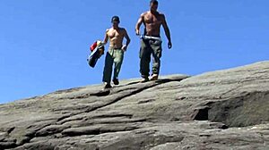 i get double teamed outdoors in the wild open air