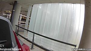 Big Tit Asian Fucked Hard Outdoors with Facial Cumshot