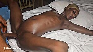 curvy black neighbor needs rough back massage from big cock lover