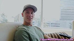 i partied hard with this 18+ teen's pov cumshot explosion