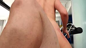 hardfucked slut moans through her wild orgasmic quickie