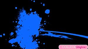 tied-up plumber's jizz floods amber jayne's throat!