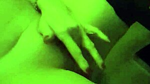 Amateur homemade handjob leads to massive orgasm explosion