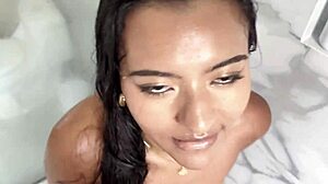 Mishell Gets Hard Fucked in Shower by Hot Friend