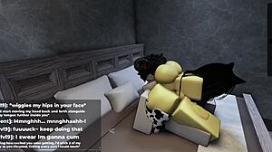 Roblox catgirl finally gives in after days of teasing