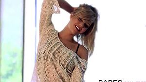 Discovering Mia Malkova's smooth curves and honey babe charm