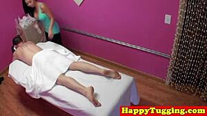 Real Nuru Masseuse Delivers Intense Deepthroat Blowjob and Cumshot on Hidden Cam