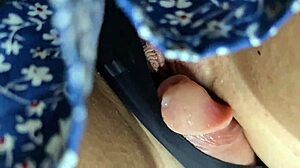 stranger's huge cock thrusts wet panties on crowded bus