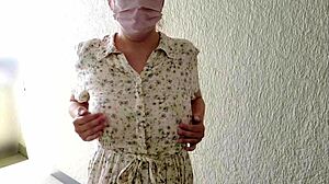 Married Bride Masturbates Big Tits Outdoors Full Wedding Video