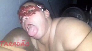 big tits latina bbw milf sucks cock and takes ass pounding pov