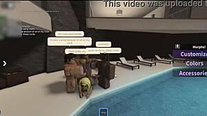 Latina Poolside Sucks Three Monster Cocks Deep