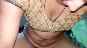 Indian Bhabhi Gives Blowjob Then Bounces Ass On Stepsis Dick