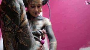 Anal Stretching Gape in Work Clothes Leads to Squirt Explosion