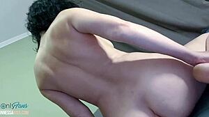 Neighbor peeks at my horny wife masturbating then fucks her ass?