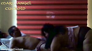 latina milf housewife fucks good friend hard. chubby amateur mature ass pounded homemade.