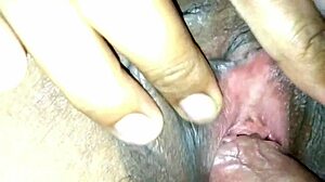 my tight shaved pussy gushes cum for first time ever