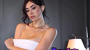 teen chloe surreal drops top huge natural boobs pool table 🔥🍒