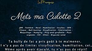 Wearing My Panties Again? French Femdom Joi Takes Control