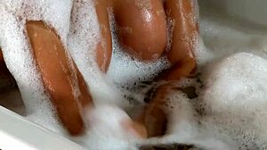 natally gold's pussy wrecked by old dude's big cock poolside