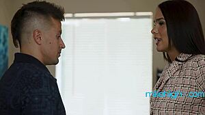 Teacher fucks shy bride student to shut down classroom rumors