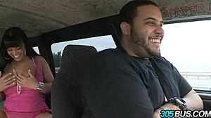 thick blonde babe craves monster cock on the bus