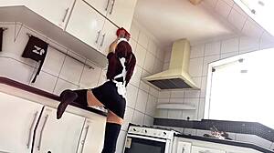 boss bangs submissive alternative latina maid amberzinha cowgirl backstage