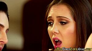 brunette lesbians first time toy big tits asses with vibrators and stockings 😈🍑🔥