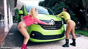 Wet Sloppy Gangbang Girls Lick Ass Cum Poolside