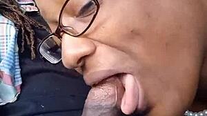 sexy milf with braces sucks cock then doggy fucked in car