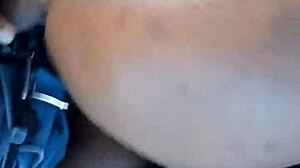 sexy milf with braces sucks cock then doggy fucked in car