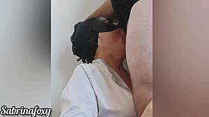 Sabrinafoxy Pays Rent Deepthroat Thick Cock Cum