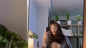 9 inches pounding asian ladyboy ass bareback in stockings outdoor