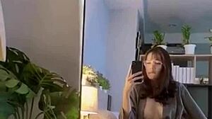 9 inches pounding asian ladyboy ass bareback in stockings outdoor