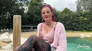 sally rouquine i uh love these two cocks stuffing my big tits ass!!