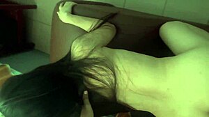 Perfect Body Thai Coed GETS BENT OVER Sofa For DOGGY Cum On Ass