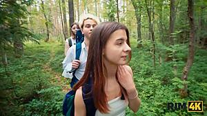 Ever dreamed of rimming campout? Couple teaches outdoor ass licking anal fuck