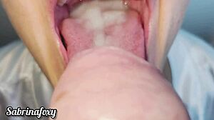 Sabrinafoxy Pays Rent Deepthroat Thick Cock Cum