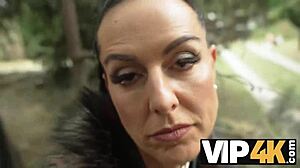 Vip4k. Texas Patti Turns On Cuckold Husband With Public Mature Seduction