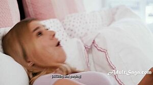 Milf Accidentally Fingers Stepdaughter's Pussy on Couch