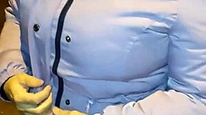 Chubby Blonde BBW Mature Flashes Huge Ass for Street Fuck