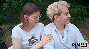 Ever dreamed of rimming campout? Couple teaches outdoor ass licking anal fuck