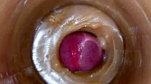 Whoa! Huge Cum Dose Fills Pussy Toy ASMR