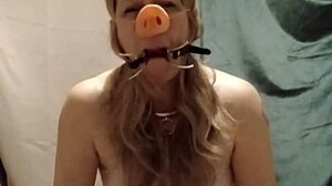 imagine this chained french housewife maid slurping cock in bondage!
