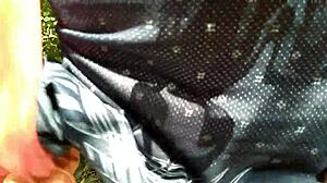 desi girlfriend bends outdoor for boyfriend's hardcore doggy pussy pounding