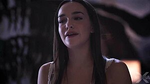 Rissa May Fingers Kisses Stepdad Before Petite Teen Blowjob Cumshot