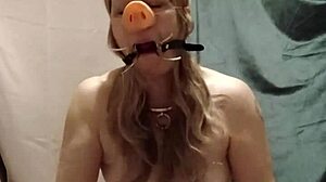 imagine this chained french housewife maid slurping cock in bondage!